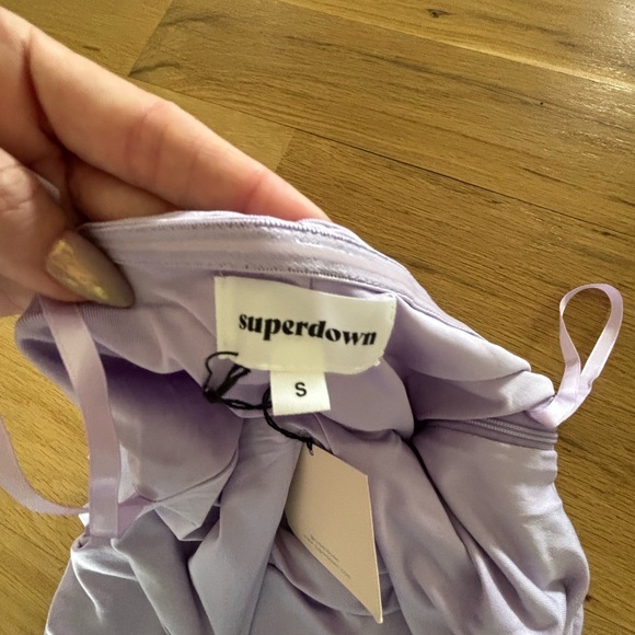 NWT Superdown Ruched Mini Dress - Picture 5 of 6